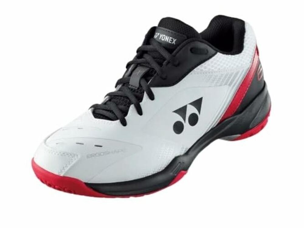 YONEX POWER CUSHION 65X SHB65X3EX MEN SHOES (WHITE/RED) (MEN 7.5 / WOMEN 9)